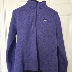 Patagonia Peppered Purple Fleece Jacket_Women's Large